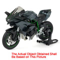 1:12 Toy Model H2R S1000RR Miniature Motorcycles Alloy Diecast Shock Absorption Rubber Tires Christmas Motorbike Gifts for Kids